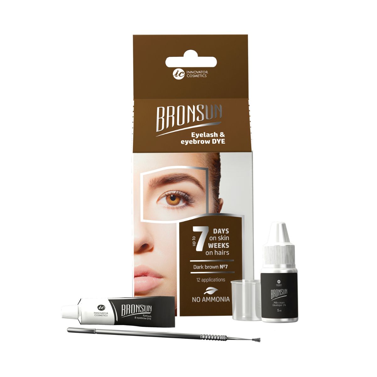 Bronsun Lash &amp; Brow Home Trial Kit - Dark Brown - My Lash Store