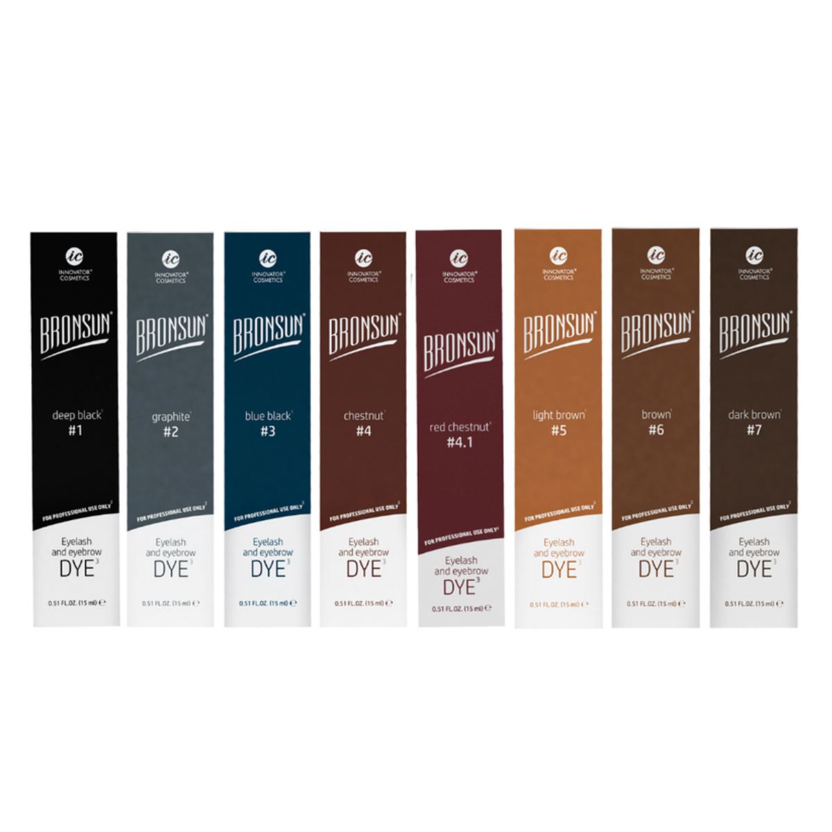 Bronsun Lash &amp; Brow Gel Dye Range