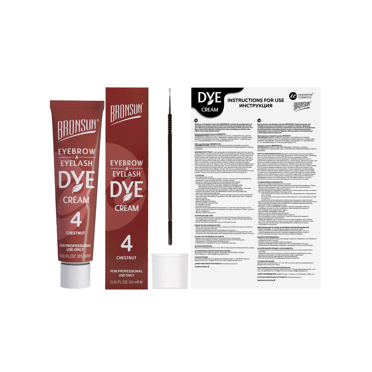 Bronsun Lash &amp; Brow Cream Dye 