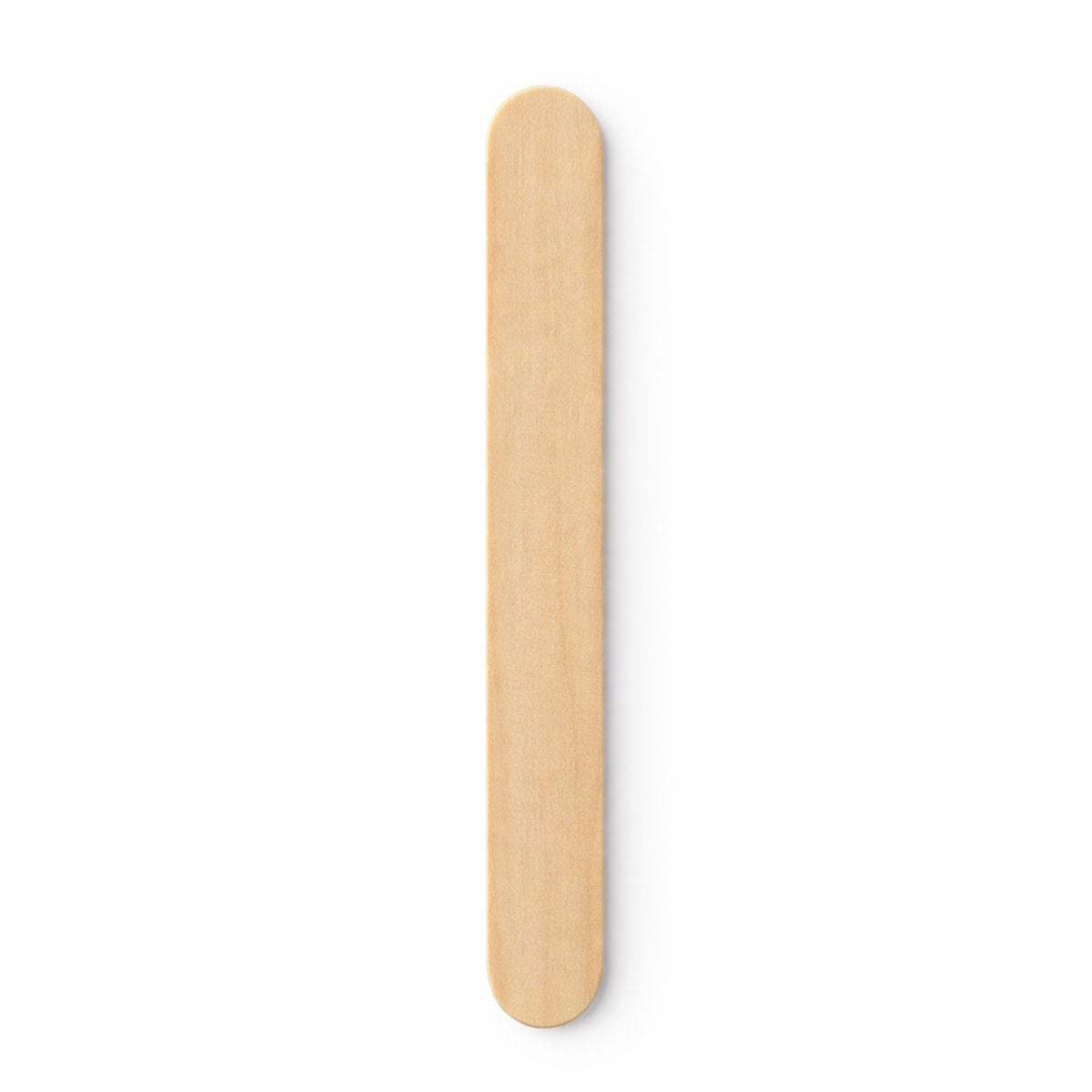 Single wooden spatula for waxing