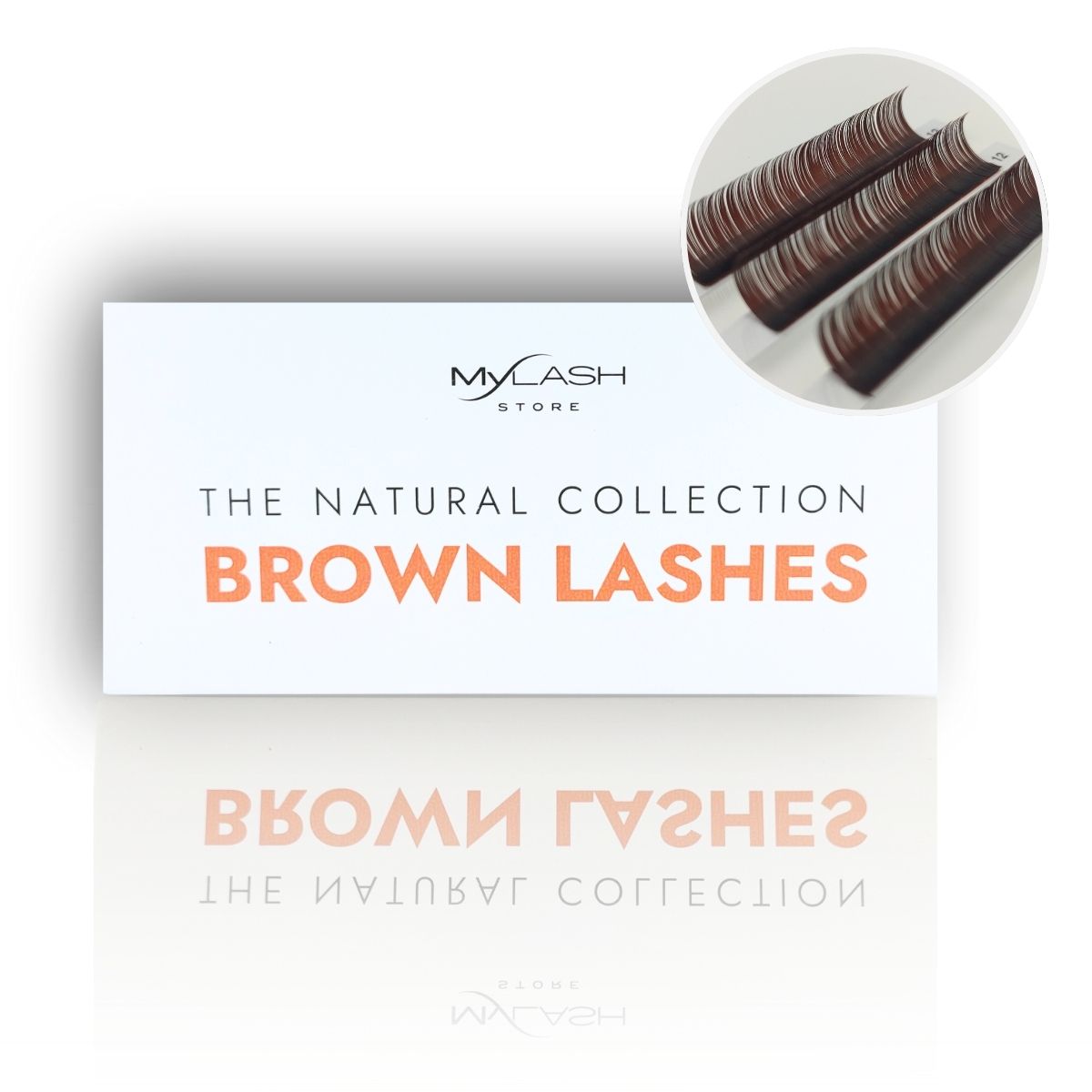 Dark Brown Lashes - The Natural Collection by My Lash Store