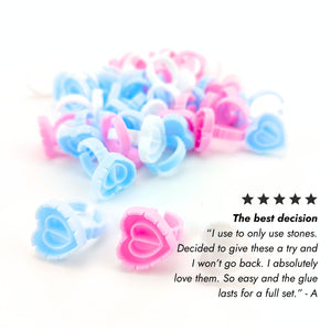 Lash Glue Ring Cups - Customer Review