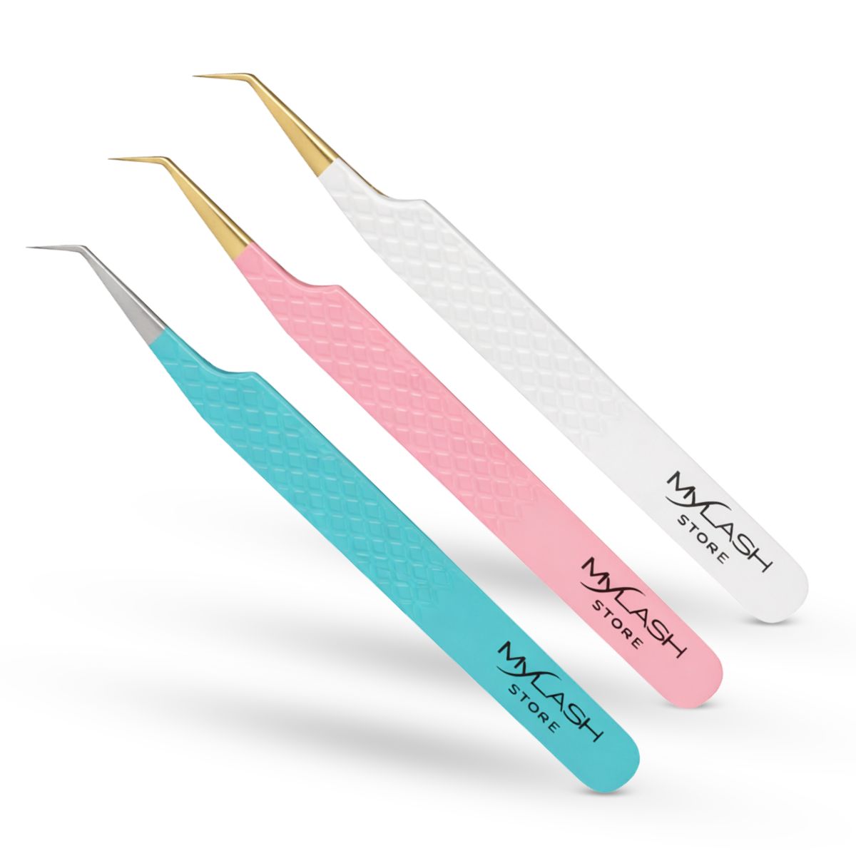 Fibre Tip 45 Degree Lash Tweezers