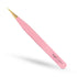 Fibre Tip Straight Lash Tweezers in Pink