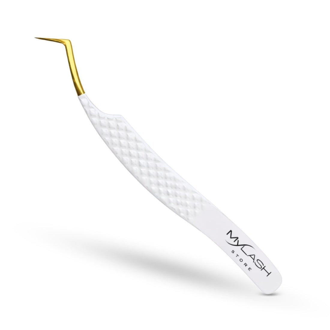 Fibre Tip Lash Tweezers - Angled Boot