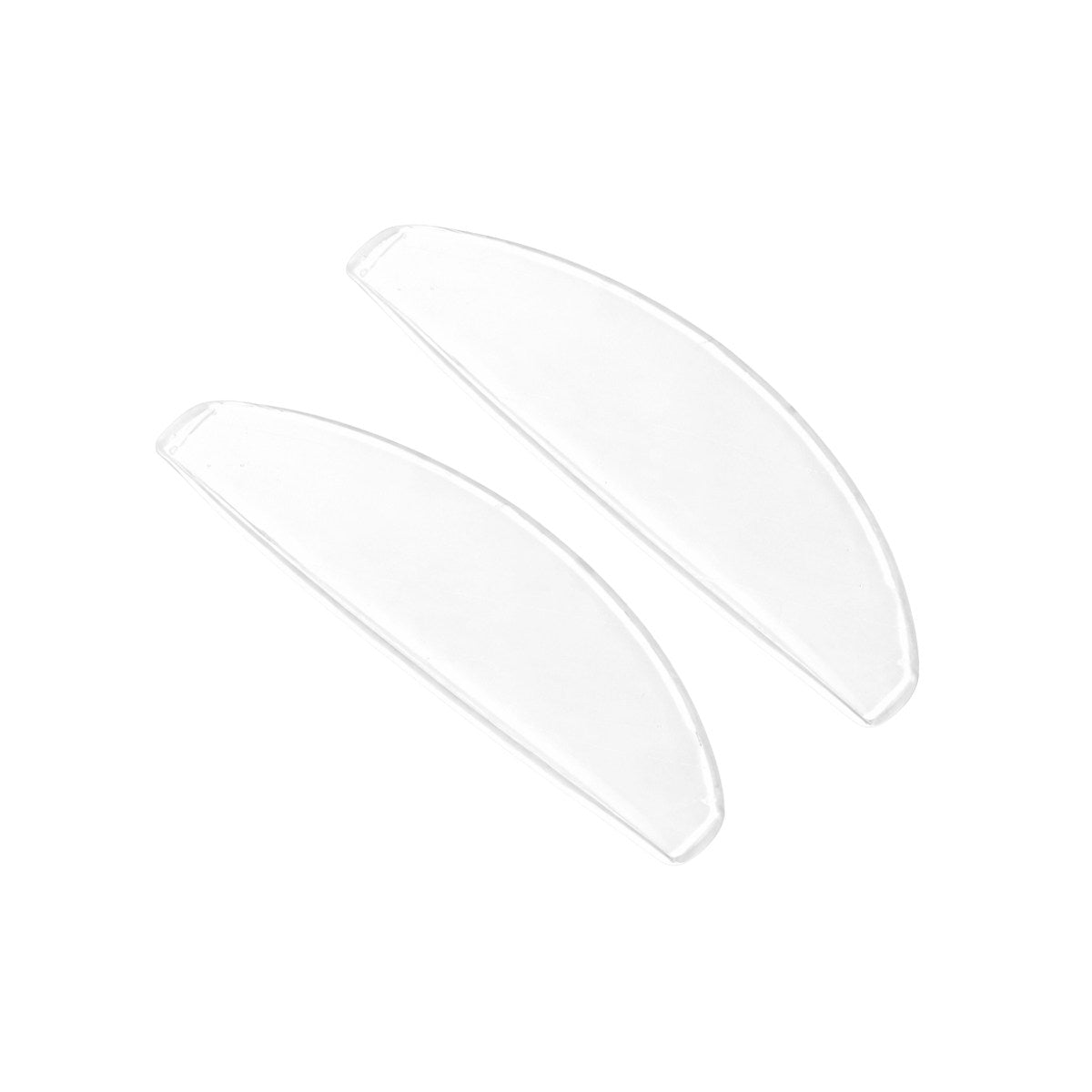 Pair of clear silicone flat Korean lash lift shields