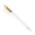 Flex Ergonomic Isolation Tweezers in White & Gold