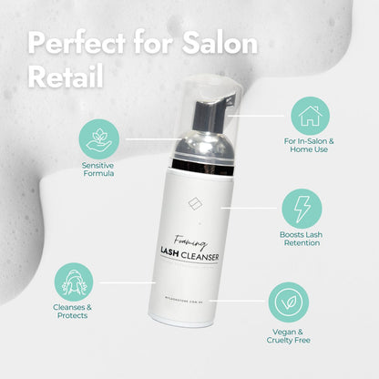 My Lash Store Foaming Lash Cleanser for Eyelash Extensions - Benefits