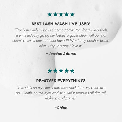 Foaming Lash Cleanser Customer Reviews