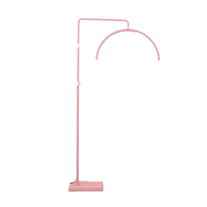 LED Half Moon Lash Salon Floor Lamp - Pink
