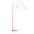 LED Half Moon Lash Salon Floor Lamp - Pink