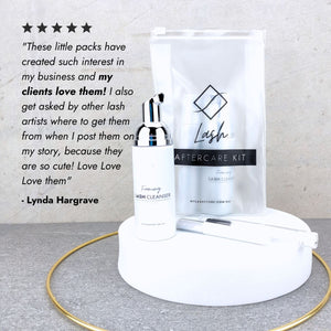 Lash Aftercare Kit Customer Review
