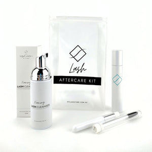 My Lash Store Lash Aftercare Kit - Products on Display