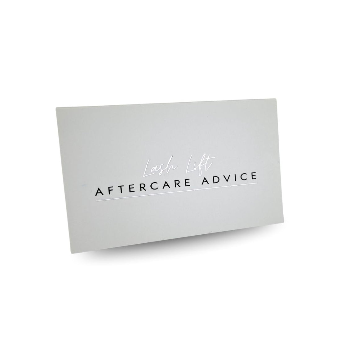 Lash Lift Aftercare Advice Cards