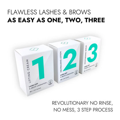My Lash Store Lash Lift &amp; Brow Lamination 3 Step, No Rinse Process