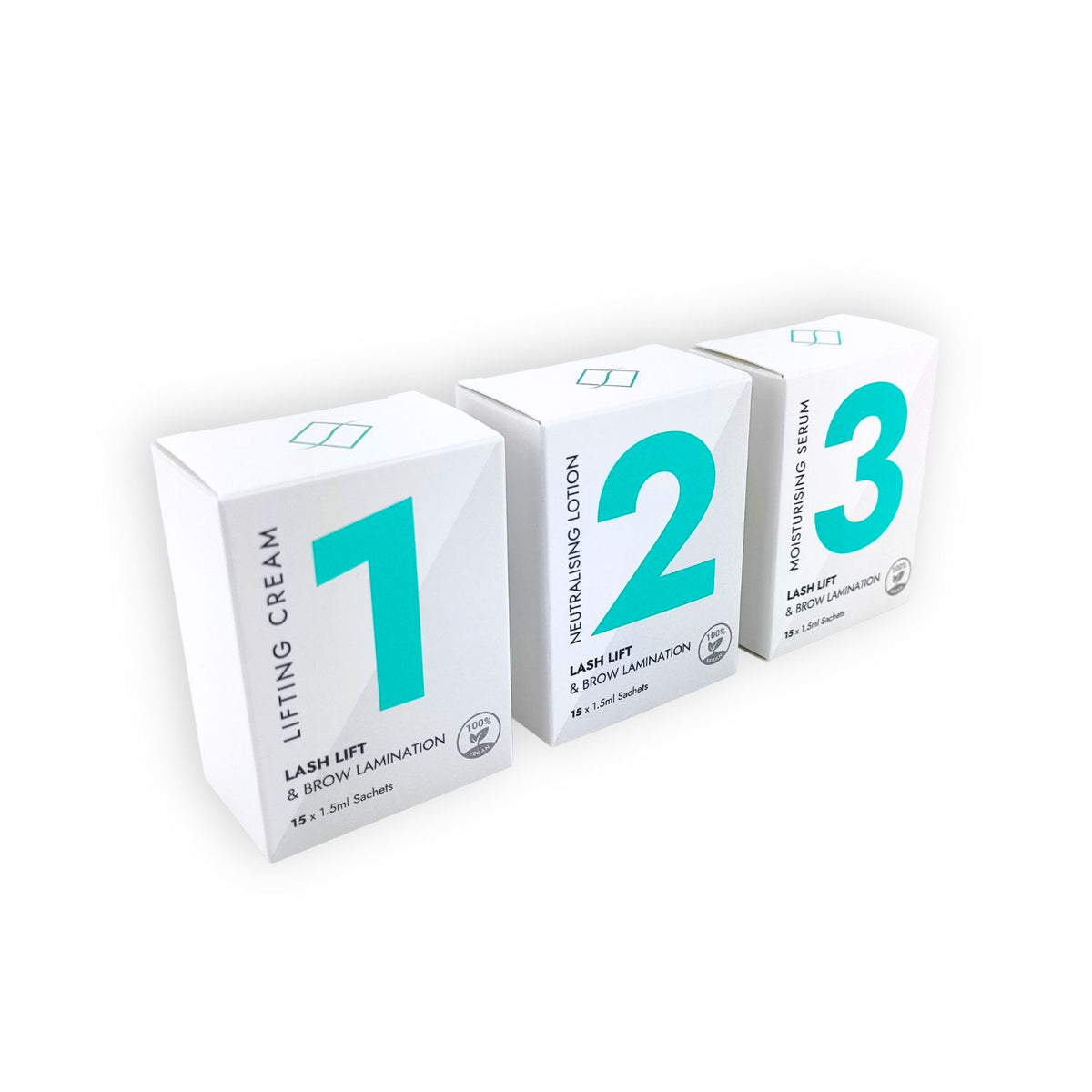 Lash Lift & Brow Lamination Refill (Steps 1, 2, 3) x 15 My Lash Store