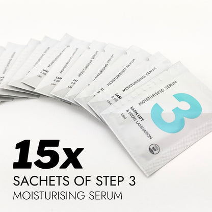 My Lash Store Lash Lift &amp; Brow Lamination Step 2 Moisturising Serum x 15 - Sachets