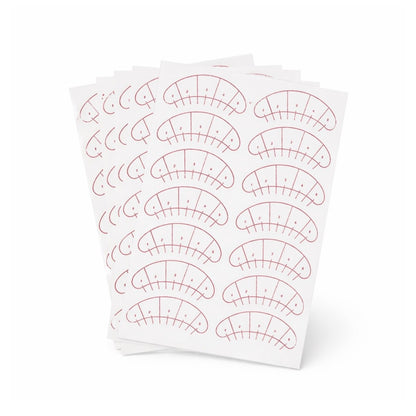 Lash Mapping Stickers for Eyelash Extensions