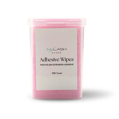 Lash Adhesive Wipes Pink