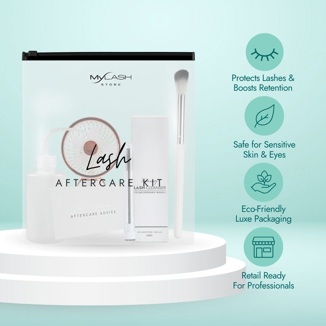 Lash Aftercare Kit for Eyelash Extensions Benefits