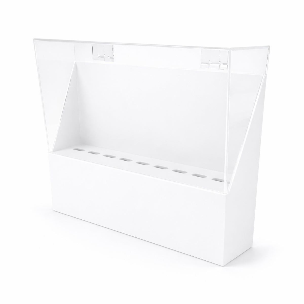 Lash Tweezer Stand with Cover - White