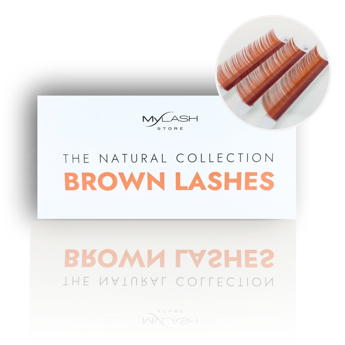 Light Brown Lashes -The Natural Collection by My Lash Store