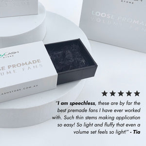 12D Loose Promade Fans - Customer Review