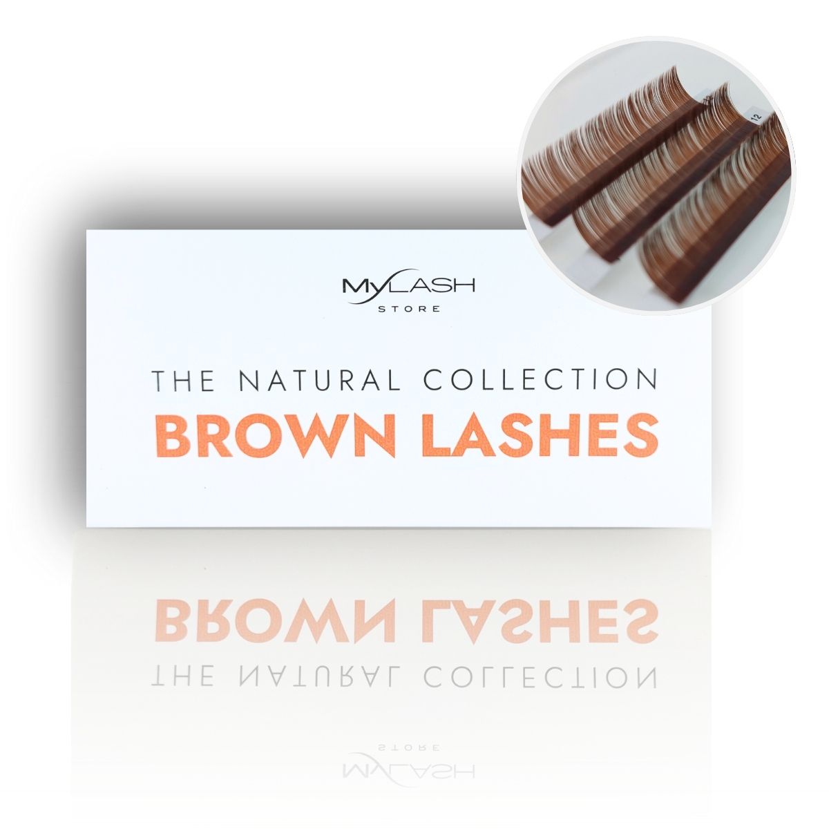 Medium Brown Lashes - The Natural Collection by My Lash Store