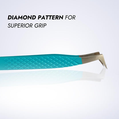 Crystal Teal Fibre Tip Lash Tweezer Bundle