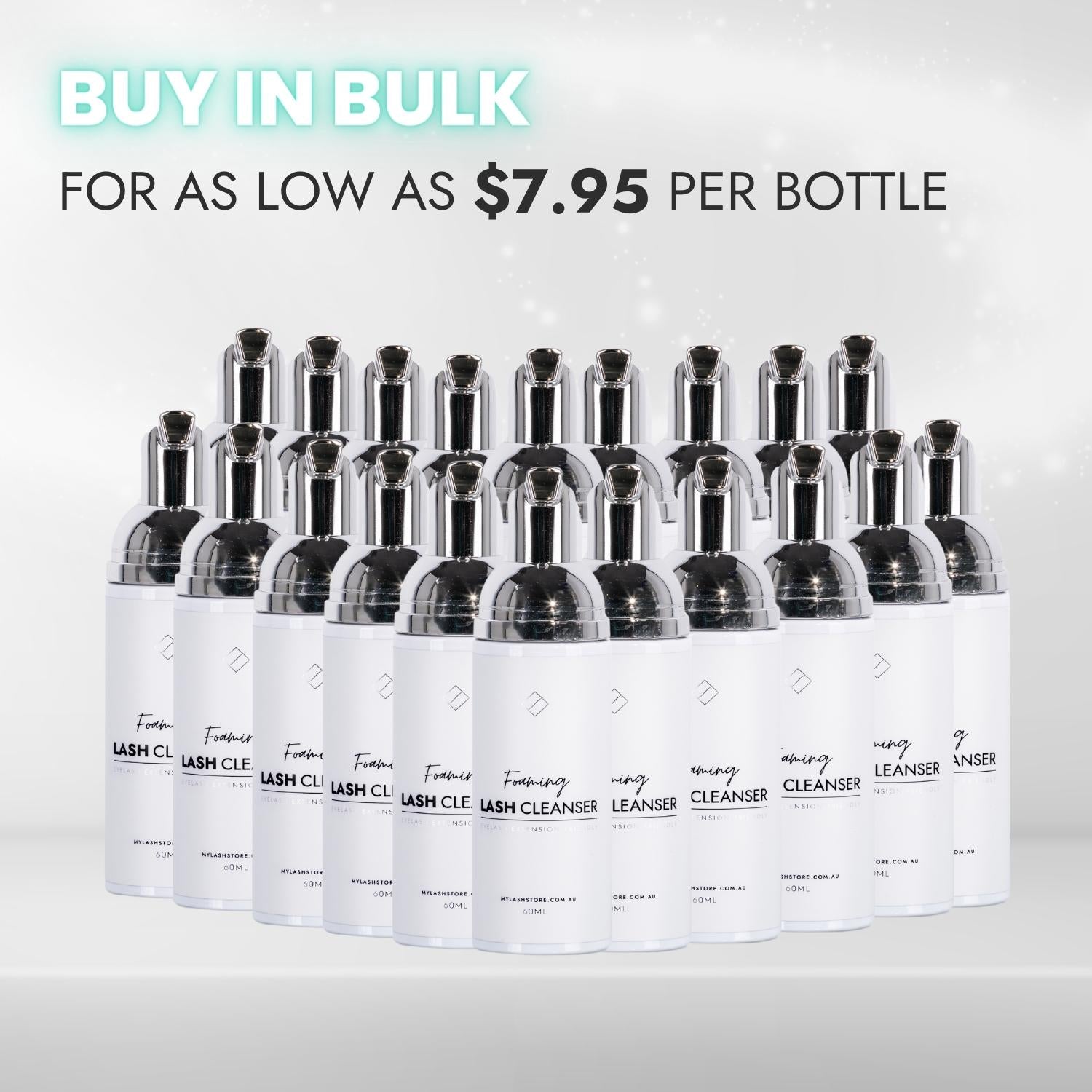 Bulk Buy Foaming Lash Cleanser for Eyelash Extensions