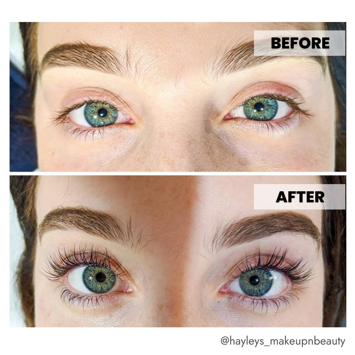 My Lash Store Lash Lift & Brow Lamination Before & After 2