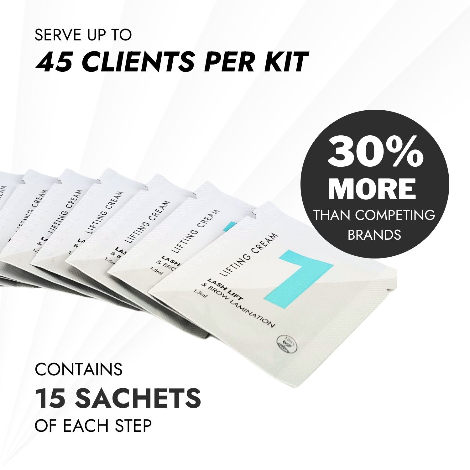 15 Sachets Per Lash Lift Kit