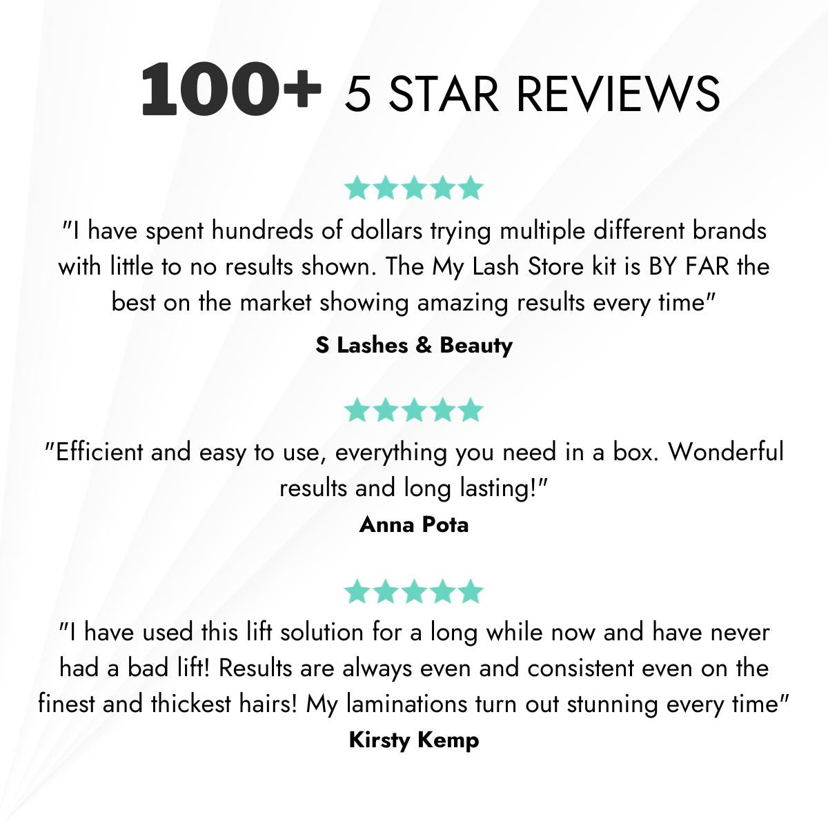 My Lash Store Brow Lamination Bundle - Customer Testimonials