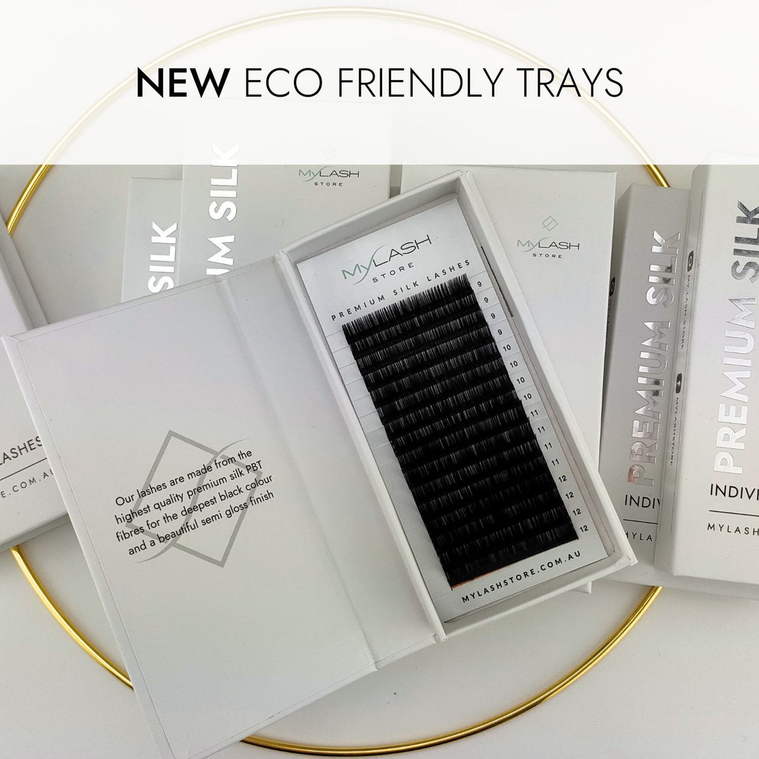 My Lash Store Premium Silk Classic &amp; Handmade Lashes - Eco Friendly Trays