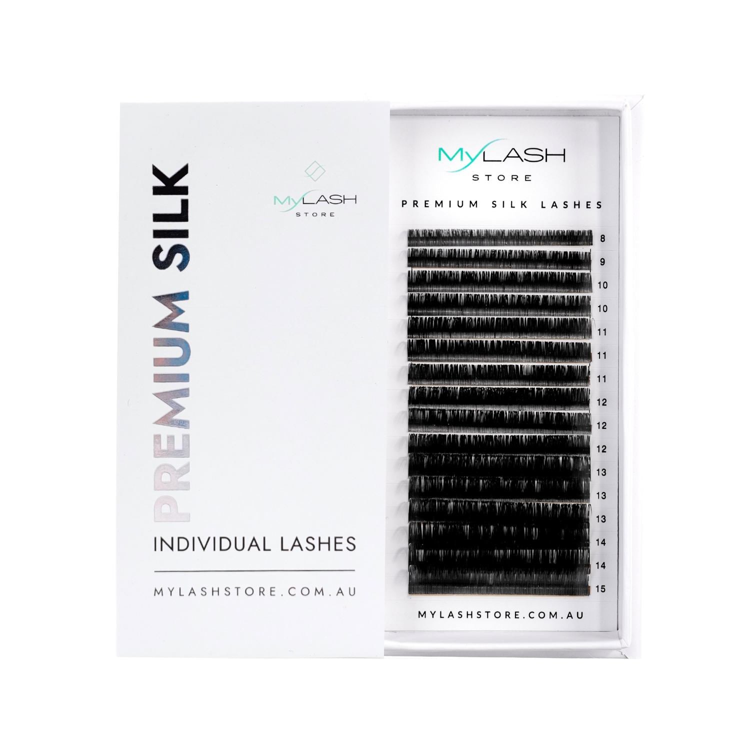 My Lash Store Premium Silk Individual Lashes for Handmade Volume & Classic Sets