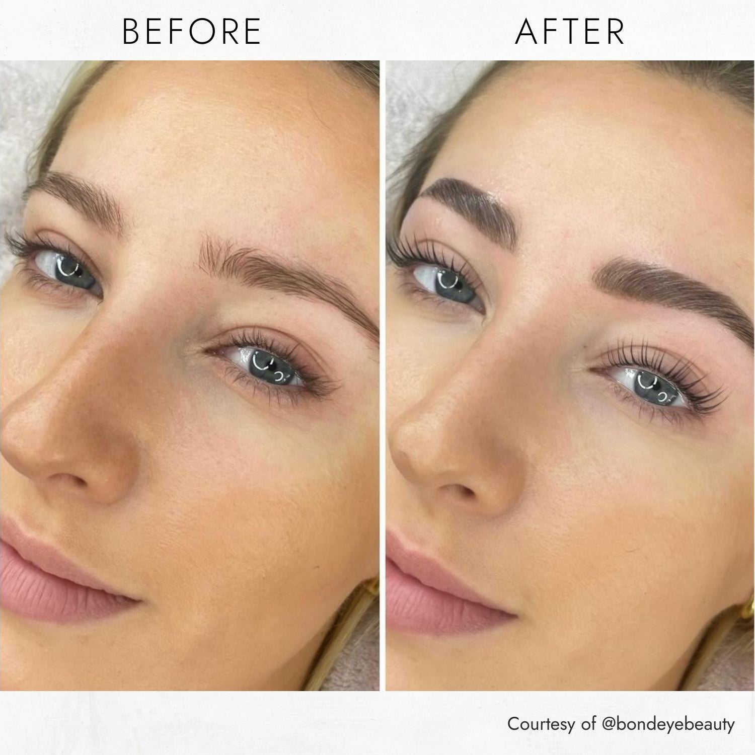 2 in 1 Lash Lift & Brow Lamination Kit - Before & After 1