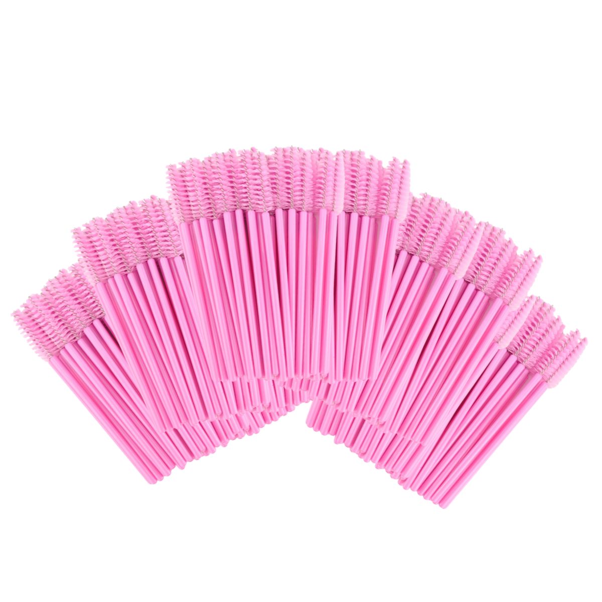 Mascara Brushes for Eyelash Extensions - 5 Pack - Pink