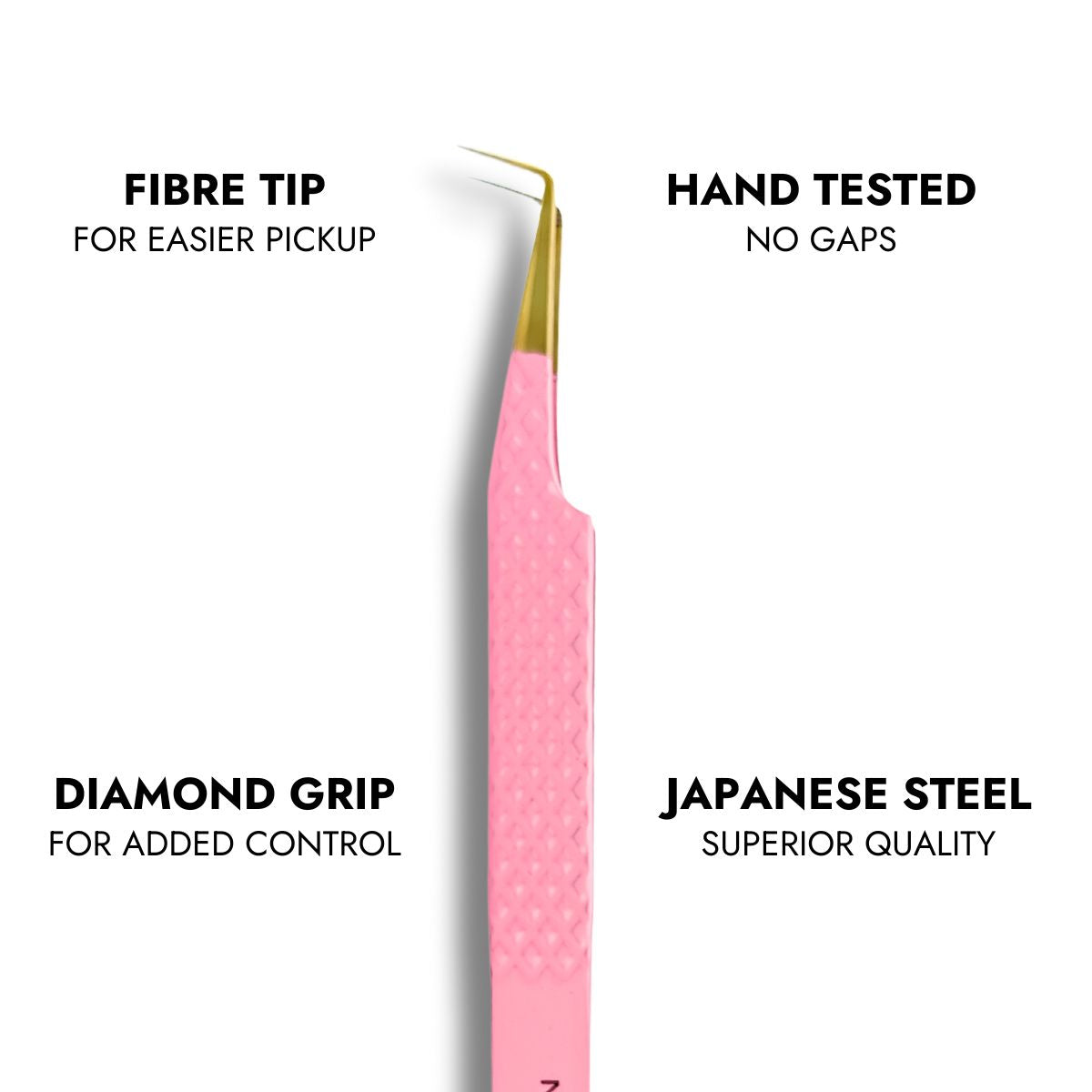 Pink Fibre Tip Lash Tweezer - Boot Tweezer Benefits