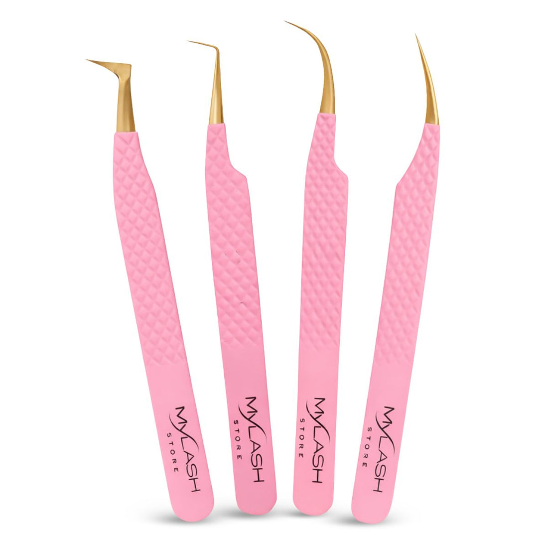 Pink Lash Tweezer Bundle