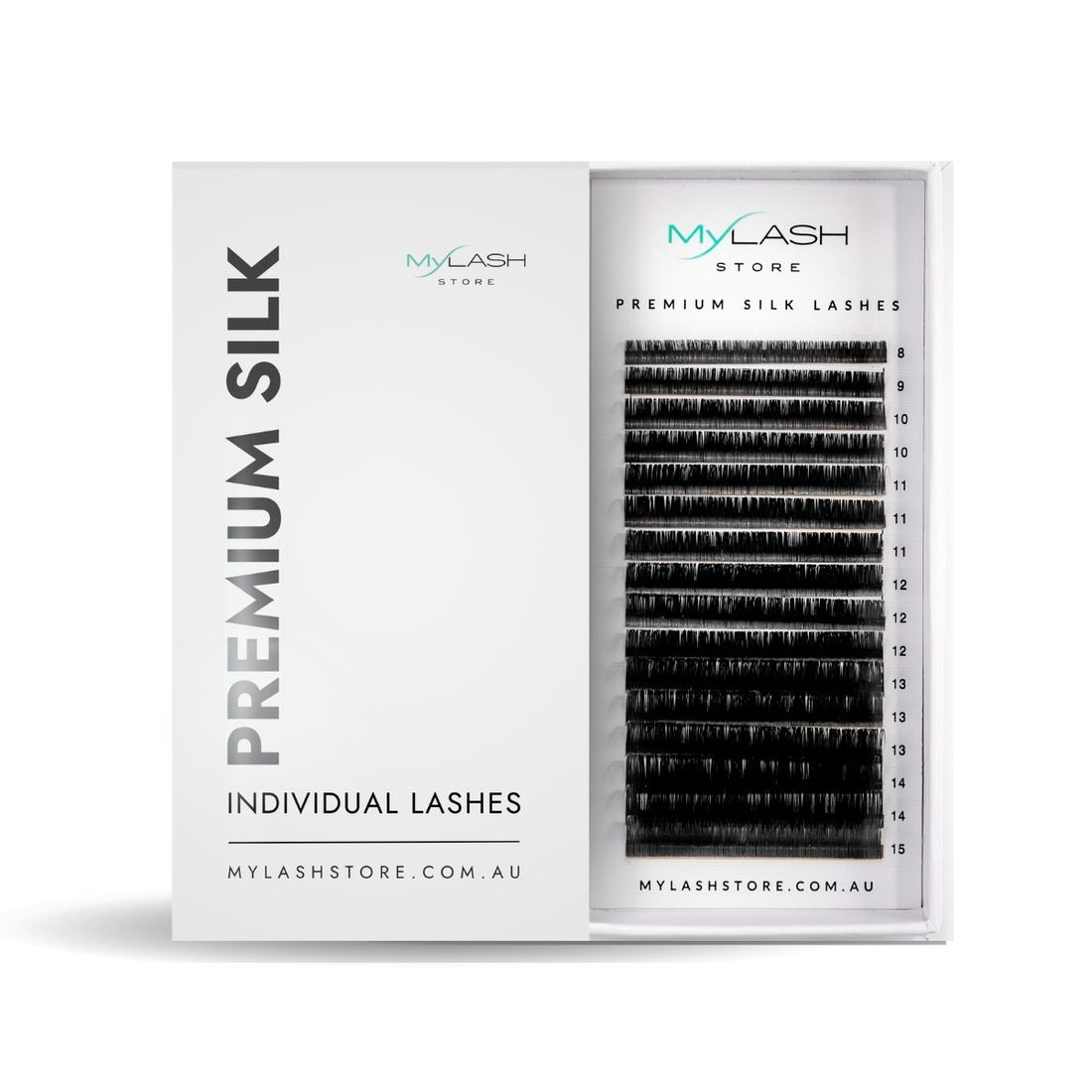 My Lash Store Premium Silk Individual Lashes for Handmade Volume & Classic Sets