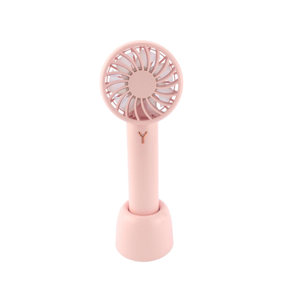 Rechargeable Handheld Lash Fan - White