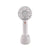 Rechargeable Handheld Lash Fan - White