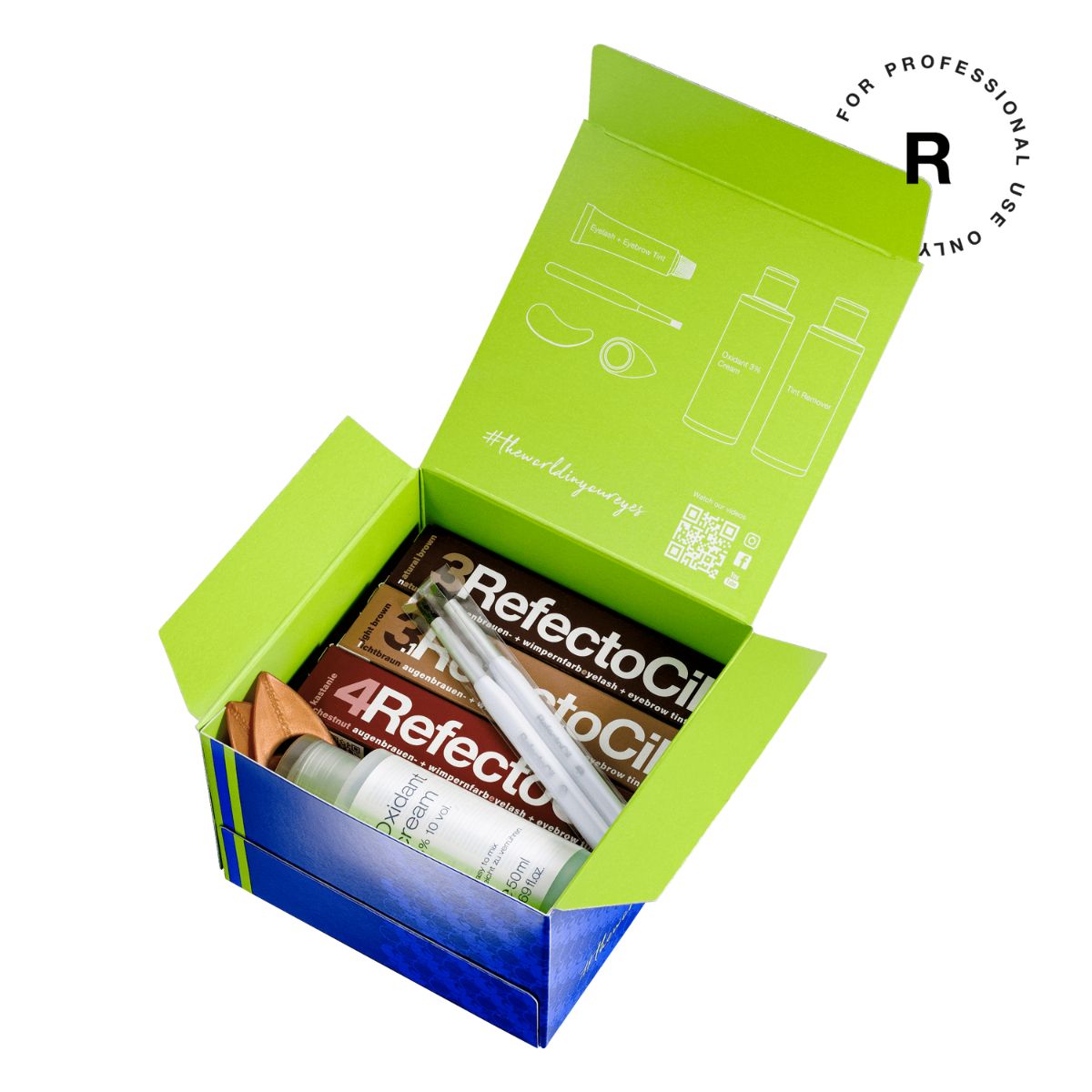 RefectoCil Lash &amp; Brow Tint Colours Starter Kit - Inside Box
