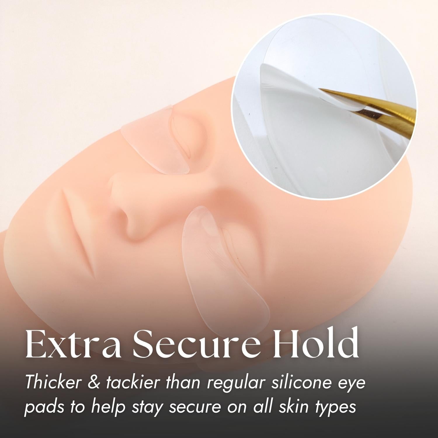 Secure Hold Reusable Silicone Under Eye Pads - Manneuqin