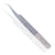 Silver Fibre Tip Lash Tweezers by My Lash Store - 45 Degree Tweezers