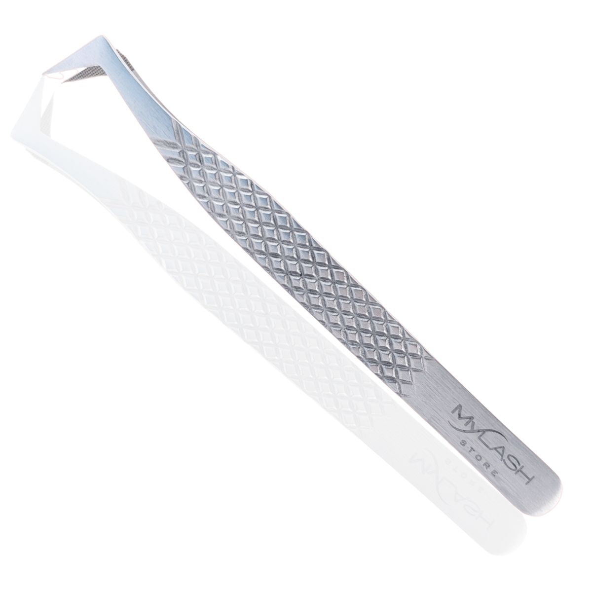 Silver Fibre Tip Lash Tweezers - Volume By My Lash Store