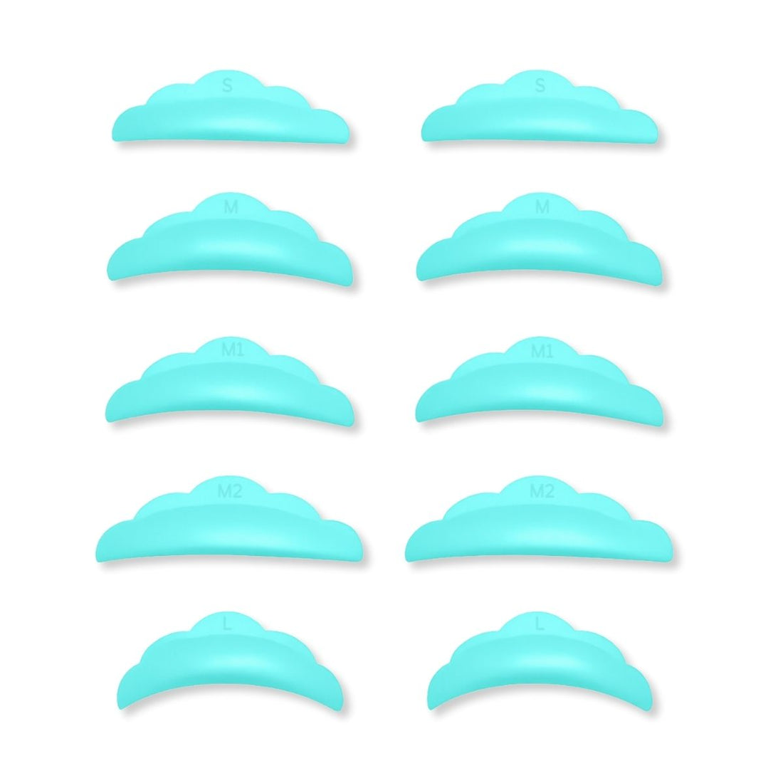 Soft Silicone Lash Lift Shields ( 5 Sizes)