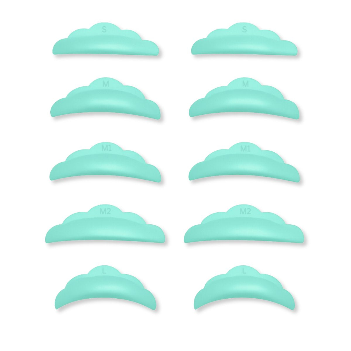 Soft Silicone Lash Lift Shields ( 5 Sizes)