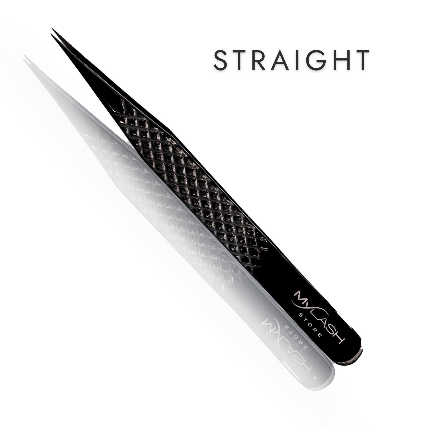 Straight Titanium Lash Tweezer 1