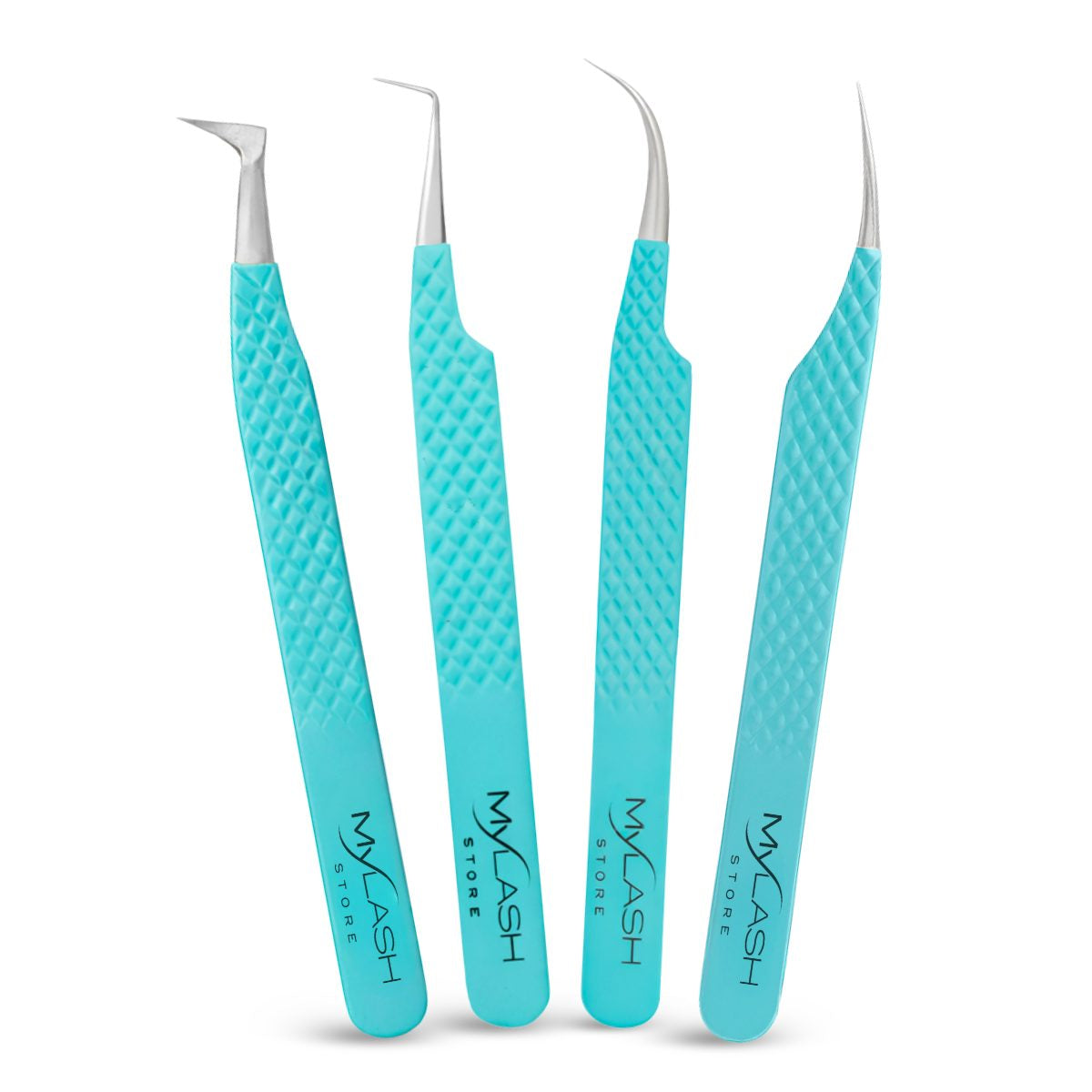 Teal Lash Tweezer Bundle